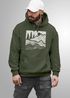 Hoodie Herren Berge Natur Outdoor Printshirt Aufdruck Wandern Männer Fashion Streetstyle Neverless®preview