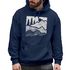 Hoodie Herren Berge Natur Outdoor Printshirt Aufdruck Wandern Männer Fashion Streetstyle Neverless®preview