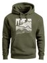 Hoodie Herren Berge Natur Outdoor Printshirt Aufdruck Wandern Männer Fashion Streetstyle Neverless®preview
