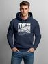 Hoodie Herren Berge Natur Outdoor Printshirt Aufdruck Wandern Männer Fashion Streetstyle Neverless®preview