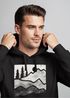 Hoodie Herren Berge Natur Outdoor Printshirt Aufdruck Wandern Männer Fashion Streetstyle Neverless®preview