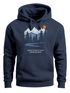 Hoodie Herren Berge Wandern Adventure Outdoor Minimalistischer Frontprint Retro Fashion Neverless®preview