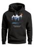 Hoodie Herren Berge Wandern Adventure Outdoor Minimalistischer Frontprint Retro Fashion Neverless®preview