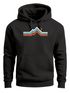 Hoodie Herren Berge Wandern Bergmotiv Aufdruck Printshirt Gebirge Outdoor Fashion Neverless®preview