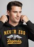 Hoodie Herren Biker Legends Sweatshirt Kapuze Kapuzenpullover Sweater Männer Neverless®preview