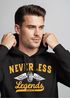 Hoodie Herren Biker Legends Sweatshirt Kapuze Kapuzenpullover Sweater Männer Neverless®preview