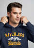 Hoodie Herren Biker Legends Sweatshirt Kapuze Kapuzenpullover Sweater Männer Neverless®preview