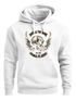 Hoodie Herren Biker Totenkopf Skull Motorrad Motorcycle Bone Wings Flügel Moonworks®preview