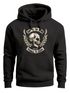 Hoodie Herren Biker Totenkopf Skull Motorrad Motorcycle Bone Wings Flügel Moonworks®preview