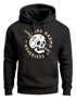 Hoodie Herren Bikermotiv Skull Bad Karma Schriftzug Fashion Streetstyle Kapuzen-Pullover Männer Neverless®preview