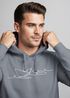 Hoodie Herren Boot Polygon Papier-Schiff Origami Aufdruck Print Kapuzen-Pullover Männer Fashion Streetstyle Neverless®preview