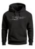 Hoodie Herren Boot Polygon Papier-Schiff Origami Aufdruck Print Kapuzen-Pullover Männer Fashion Streetstyle Neverless®preview