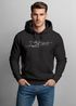 Hoodie Herren Boot Polygon Papier-Schiff Origami Aufdruck Print Kapuzen-Pullover Männer Fashion Streetstyle Neverless®preview