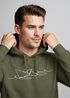 Hoodie Herren Boot Polygon Papier-Schiff Origami Aufdruck Print Kapuzen-Pullover Männer Fashion Streetstyle Neverless®preview