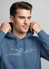 Hoodie Herren Boot Polygon Papier-Schiff Origami Aufdruck Print Kapuzen-Pullover Männer Fashion Streetstyle Neverless®preview