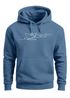 Hoodie Herren Boot Polygon Papier-Schiff Origami Aufdruck Print Kapuzen-Pullover Männer Fashion Streetstyle Neverless®preview