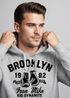 Hoodie Herren Boxen Iron Mike Brooklyn Retro Design Print Kapuzen-Pullover Männer Fashion Streetstyle Neverless®preview