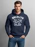 Hoodie Herren Boxen Iron Mike Brooklyn Retro Design Print Kapuzen-Pullover Männer Fashion Streetstyle Neverless®preview