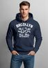 Hoodie Herren Boxen Iron Mike Brooklyn Retro Design Print Kapuzen-Pullover Männer Fashion Streetstyle Neverless®preview