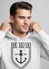 Hoodie Herren Brooklyn Anker Kapuzen-Pullover Neverless®preview