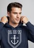 Hoodie Herren Brooklyn Anker Kapuzen-Pullover Neverless®preview