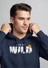 Hoodie Herren Brustprint Bedruckt Into The Wild Schriftzug Outdoor Fashion Kapuzen-Pullover Männer Neverless®preview