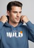 Hoodie Herren Brustprint Bedruckt Into The Wild Schriftzug Outdoor Fashion Kapuzen-Pullover Männer Neverless®preview