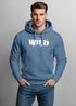 Hoodie Herren Brustprint Bedruckt Into The Wild Schriftzug Outdoor Fashion Kapuzen-Pullover Männer Neverless®preview