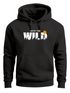 Hoodie Herren Brustprint Bedruckt Into The Wild Schriftzug Outdoor Fashion Kapuzen-Pullover Männer Neverless®preview