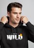 Hoodie Herren Brustprint Bedruckt Into The Wild Schriftzug Outdoor Fashion Kapuzen-Pullover Männer Neverless®preview
