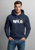 Hoodie Herren Brustprint Bedruckt Into The Wild Schriftzug Outdoor Fashion Kapuzen-Pullover Männer Neverless®preview