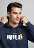 Hoodie Herren Brustprint Bedruckt Into The Wild Schriftzug Outdoor Fashion Kapuzen-Pullover Männer Neverless®preview