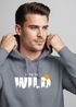 Hoodie Herren Brustprint Bedruckt Into The Wild Schriftzug Outdoor Fashion Kapuzen-Pullover Männer Neverless®preview