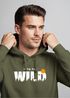 Hoodie Herren Brustprint Bedruckt Into The Wild Schriftzug Outdoor Fashion Kapuzen-Pullover Männer Neverless®preview