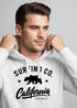 Hoodie Herren California Republic Bear Bär Sommer Surfing Kapuzen-Pullover Männer Neverless®preview
