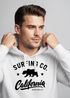 Hoodie Herren California Republic Bear Bär Sommer Surfing Kapuzen-Pullover Männer Neverless®preview