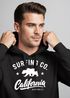 Hoodie Herren California Republic Bear Bär Sommer Surfing Kapuzen-Pullover Männer Neverless®preview