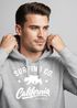 Hoodie Herren California Republic Bear Bär Sommer Surfing Kapuzen-Pullover Männer Neverless®preview