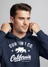 Hoodie Herren California Republic Bear Bär Sommer Surfing Kapuzen-Pullover Männer Neverless®preview