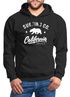 Hoodie Herren California Republic Bear Bär Sommer Surfing Kapuzen-Pullover Männer Neverless®preview