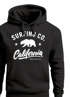 Hoodie Herren California Republic Bear Bär Sommer Surfing Kapuzen-Pullover Männer Neverless®preview