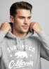 Hoodie Herren California Republic Bear Bär Sommer Surfing Kapuzen-Pullover Männer Neverless®preview