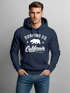 Hoodie Herren California Republic Bear Bär Sommer Surfing Kapuzen-Pullover Männer Neverless®preview