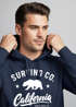 Hoodie Herren California Republic Bear Bär Sommer Surfing Kapuzen-Pullover Männer Neverless®preview