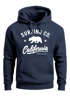 Hoodie Herren California Republic Bear Bär Sommer Surfing Kapuzen-Pullover Männer Neverless®preview