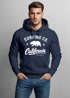 Hoodie Herren California Republic Bear Bär Sommer Surfing Kapuzen-Pullover Männer Neverless®preview