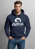 Hoodie Herren California Republic Bear Kalifornien Bär Sommer Kapuzen-Pullover Männer Neverless®preview