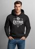 Hoodie Herren California Republic Grizzly Bär Kalifornien Kapuzen-Pullover Männer Neverless®preview