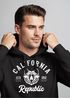 Hoodie Herren California Republic Grizzly Bär Kapuzen-Pullover Männer Neverless®preview