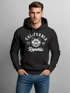 Hoodie Herren California Republic Grizzly Bär Kapuzen-Pullover Männer Neverless®preview